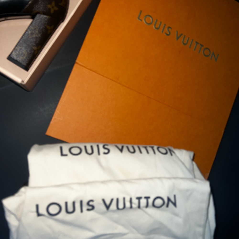 Authentic Louis Vuitton Black Leather booties - Picture 10 of 14